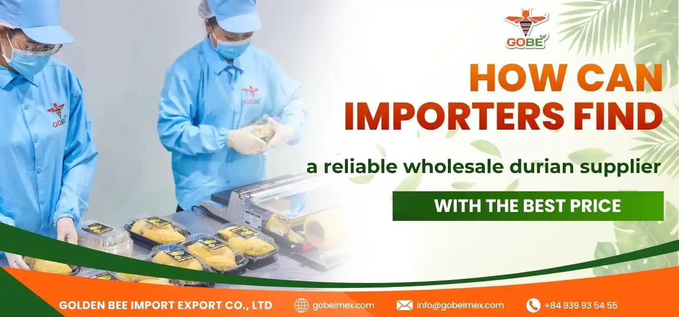 How can importers find a reliable wholesale durian supplier with the best price?