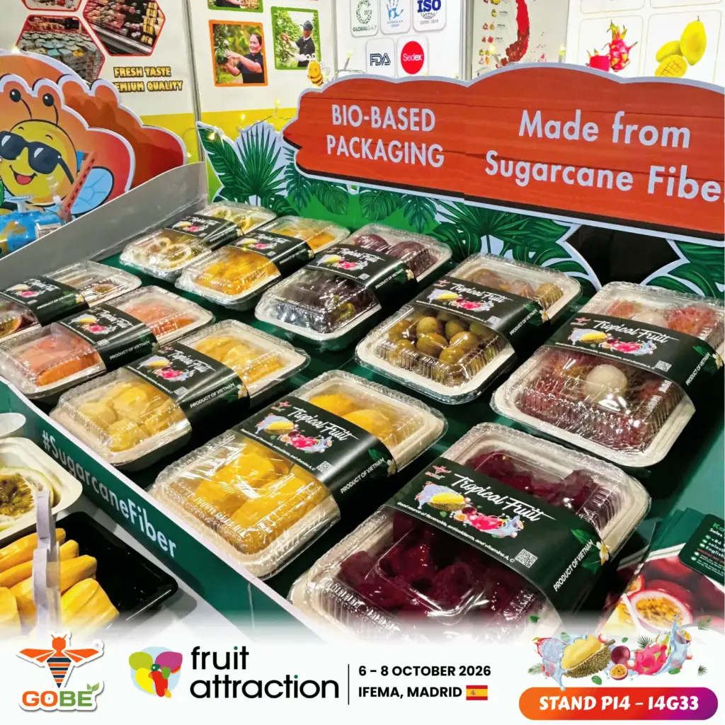 Which Vietnamese Tropical Fruits Did GOBE IMEX Showcase and How Did Visitors Respond?